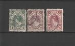Nederland 1899, NVPH 77 t/m 79, Gestempeld., Postzegels en Munten, Verzenden, T/m 1940, Gestempeld
