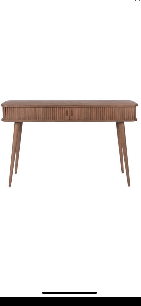 Zuiver Barbier Console - Walnoot - Zo goed als nieuw!, Huis en Inrichting, Tafels | Sidetables, Zo goed als nieuw, 25 tot 50 cm
