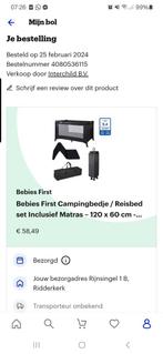 Campingbed ZGAN, Ophalen, Zo goed als nieuw, Reisbedje