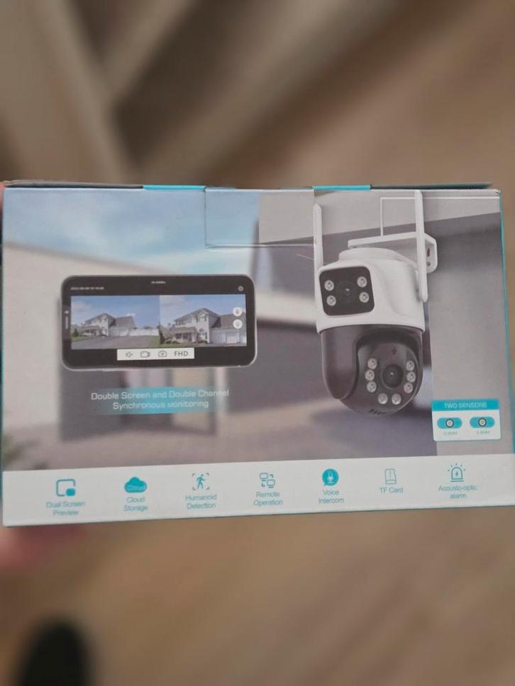 Slimme Beveiligingscamera voor Buiten, Audio, Tv en Foto, Videobewaking, Nieuw, Buitencamera, Ophalen of Verzenden