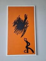 Abstract olieverfschilderij Cath Weegels, Ophalen