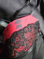 Zwarte BH met rode details Sapph, Sapph, Ophalen, Zwart, BH