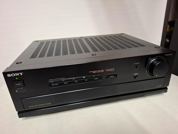 Sony TA-F590ES Stereo Versterker, Audio, Tv en Foto, Versterkers en Receivers, Gebruikt, Stereo, 60 tot 120 watt, Sony, Ophalen of Verzenden