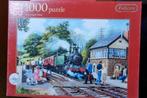 Legpuzzel 1000 stukjes - Stoomtrein, Hobby en Vrije tijd, Denksport en Puzzels, Ophalen of Verzenden, 500 t/m 1500 stukjes, Zo goed als nieuw