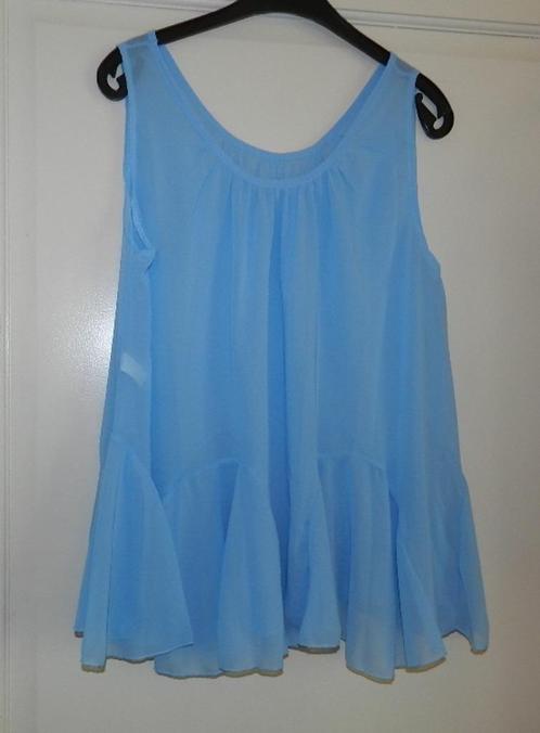 Supermooie zomerse blauwe blousetop/tuniek, nieuw!, Kleding | Dames, Blouses en Tunieken, Nieuw, Maat 46/48 (XL) of groter, Blauw