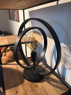 Industriële Tafellamp rond Metaal, Huis en Inrichting, Lampen | Tafellampen, Ophalen, Zo goed als nieuw, Metaal, Minder dan 50 cm