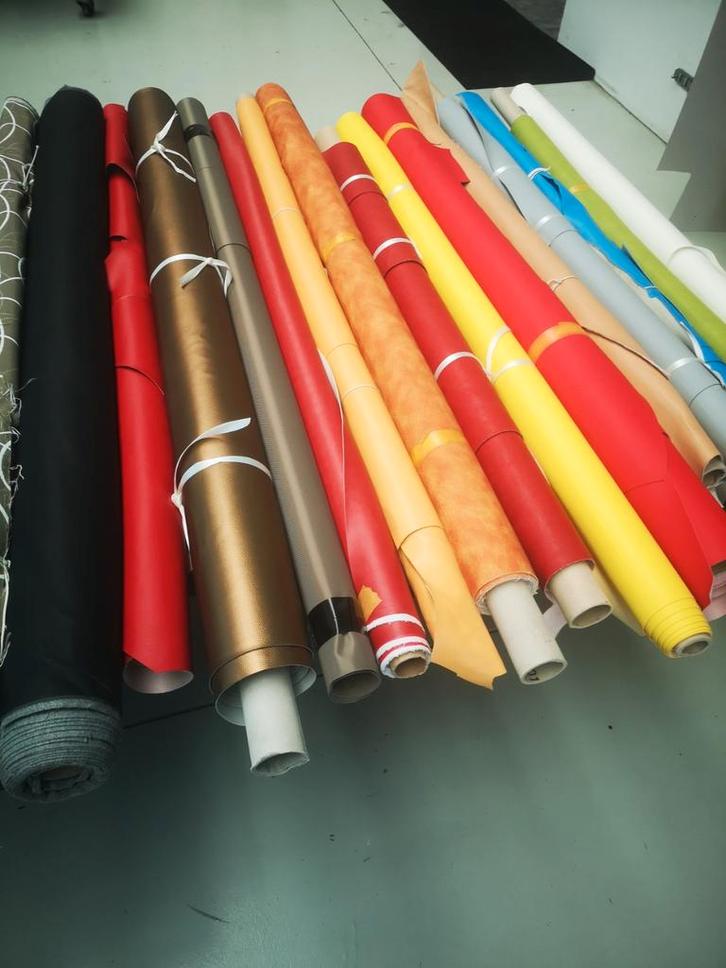 Rolletjes kunstleer (ook Skai) en stof, Hobby en Vrije tijd, Knutselen, Nieuw, Materiaal, Ophalen