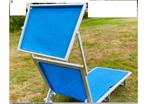 ligbed met zonnedak, Tuin en Terras, Ligbedden, Ophalen, Gebruikt, Kunststof, Inklapbaar