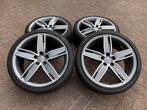 19 inch originele Audi A3 S3 ‘Wing’ velgen + banden 5x112, Gebruikt, Banden en Velgen, 235 mm, Personenwagen