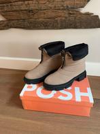 Laarzen taupe maat 41 Poelman NIEUW, Ophalen, Hoge laarzen, Poelman, Overige kleuren