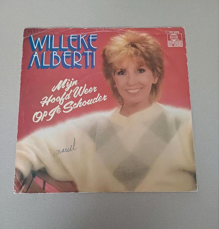 Willeke Alberti  - Mijn Hoofd Weer Op Je Schouder, Cd's en Dvd's, Vinyl Singles, Gebruikt, Single, Pop, 7 inch, Ophalen of Verzenden