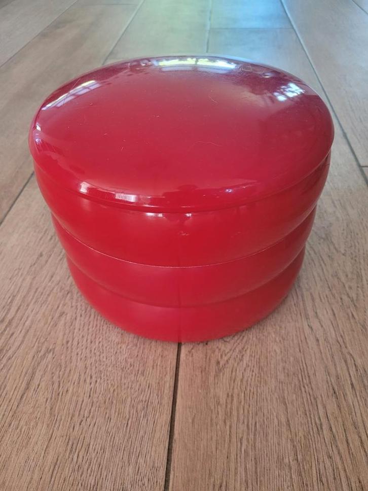 Retro Kunststof Naaibox dbgm, Hobby en Vrije tijd, Naaien en Fournituren, Gebruikt, Overige typen, Ophalen of Verzenden