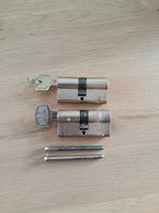 Cilinder sloten 30/30 mm skg**, Ophalen of Verzenden, Zo goed als nieuw, Rvs, Slot
