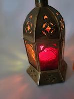 Lantaarn lantaren lampje messing koper vintage antiek lamp, Antiek en Kunst, Antiek | Lampen, Ophalen of Verzenden