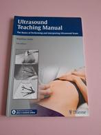 Ultrasound teaching manual MBRT boek, Boeken, Studieboeken en Cursussen, Ophalen of Verzenden, Zo goed als nieuw, HBO