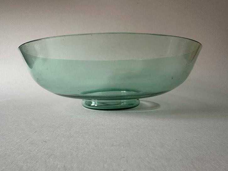 Meerblauw glazen drijfschaal, ontwerp A.D.Copier 1928, Antiek en Kunst, Antiek | Glas en Kristal, Ophalen of Verzenden