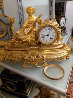 Bronze pendule, Antiek en Kunst, Antiek | Klokken, Ophalen of Verzenden