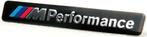 BMW M Performance Aluminium plaatje #1, Verzenden