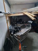 Qwest R450 Visboot met Tohatsu 9.9 + Trailer, Watersport en Boten, Ophalen, Aluminium, Zo goed als nieuw, Minder dan 10 pk
