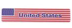 USA vlag Aluminium plaatje #5, Motoren, Verzenden