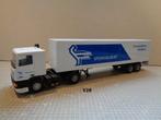 lion daf 95 sperwer met 2 as trailer, Hobby en Vrije tijd, Modelauto's | 1:50, Ophalen of Verzenden, Zo goed als nieuw, Bus of Vrachtwagen