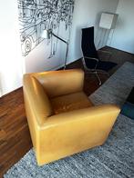 Gelderland 4800: leder, cognac | vintage | Dutch design 1982, Huis en Inrichting, Ophalen, Gebruikt, 75 tot 100 cm, Leer