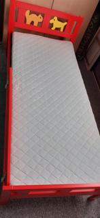 Ikea kinderbed Rood., Kinderen en Baby's, Kinderkamer | Bedden, Ophalen, Gebruikt, 70 tot 85 cm, 140 tot 160 cm
