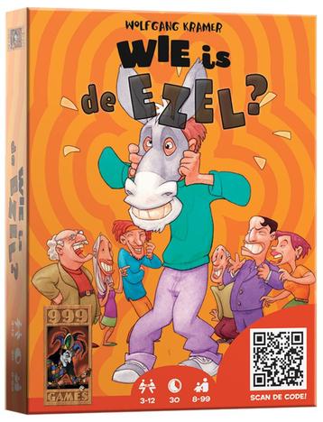 Wie is de Ezel? 999 Games Kaartspel Nieuw beschikbaar voor biedingen