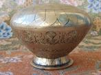 Mooie zware antieke Oosterse kookpot van brons 15,5 cm., Ophalen of Verzenden, Brons