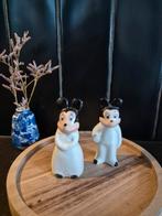 Antieke porseleinen disney Mickey & Minnie mouse jaren '30, Verzamelen, Ophalen of Verzenden, Mickey Mouse, Zo goed als nieuw