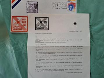 Mallemolenfeest envelop 1981 beschikbaar voor biedingen