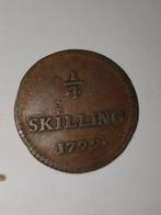 Een vierde skilling 1799 sweden, Ophalen of Verzenden, Overige materialen