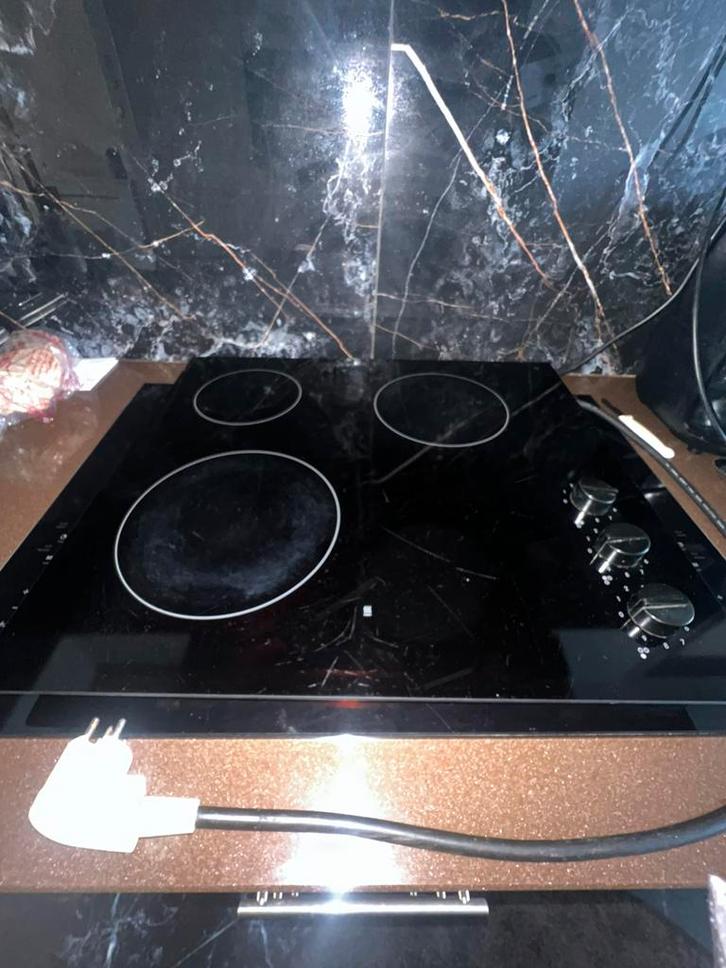 Gebruikte keramische inbouwkookplaat van DOMO,, Witgoed en Apparatuur, Kookplaten, Zo goed als nieuw, Inbouw, Keramisch, 4 kookzones