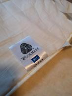 Onderdeken wol 90 x 200, Eenpersoons, Wit, Dekbedovertrek, Ophalen of Verzenden