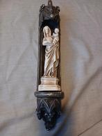 Antiek Gothisch Altaar met Maria en kind, Antiek en Kunst, Ophalen of Verzenden