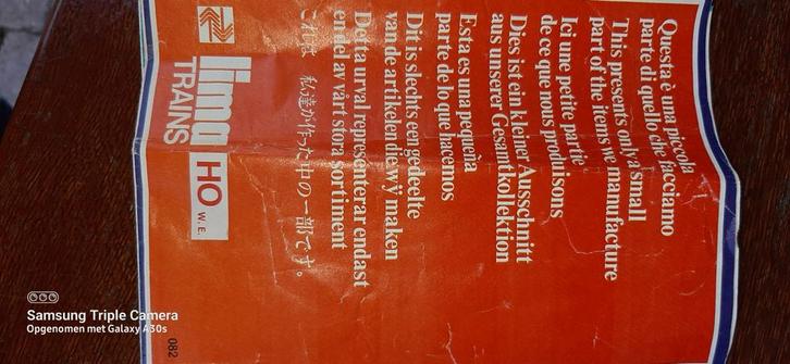 Lima HO Treinset - Compleet!, Hobby en Vrije tijd, Modeltreinen | H0, Gebruikt, Treinset, Gelijkstroom, Lima, Analoog, Ophalen