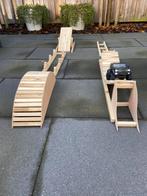Houten set obstakels/parcours voor 1/18 crawler bv (trx4m), Elektro, Auto offroad, Nieuw, Ophalen of Verzenden