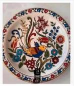 Wandbord Grieks handmade 24 K goud keramiek 25 cm, Antiek en Kunst, Antiek | Porselein, Ophalen of Verzenden