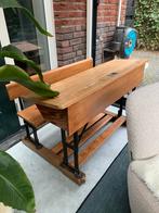 schoolbankje van Munchen, Huis en Inrichting, Tafels | Salontafels, Ophalen, 50 tot 100 cm, Zo goed als nieuw, Minder dan 50 cm