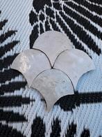 Marokkaanse tegels zelliges ecru poisson echelles 10x10, Ophalen, Nieuw, Minder dan 20 cm, Minder dan 20 cm