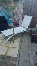 Tuin ligstoel, Tuin en Terras, Ophalen, Gebruikt, Hout