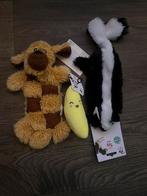 Drie puppy / honden speeltjes met piep NIEUW, Dieren en Toebehoren, Hondenspeelgoed, Ophalen, Nieuw, Piepspeelgoed