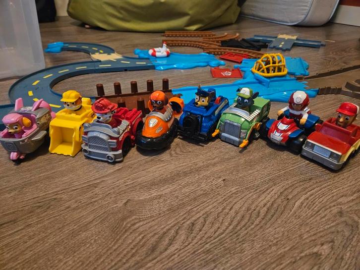 paw patrol wegdelen en trein, Kinderen en Baby's, Speelgoed | Thomas de Trein, Gebruikt, Ophalen of Verzenden