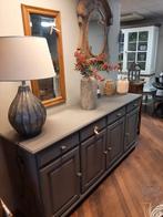 *** SALE*** Frans grijs dressoir, Ophalen, 150 tot 200 cm, Zo goed als nieuw, Grenenhout