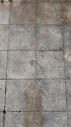 Betontegels zandgeel 40x40, Tuin en Terras, Tegels en Klinkers, Ophalen, Gebruikt, Beton, Terrastegels