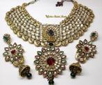 Grote trouw set, ketting set met oorbellen en armbanden, Overige materialen, Verzenden, Met hanger, Nieuw