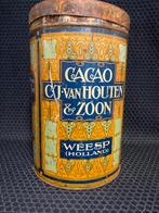 Antiek C.J. van Houten Cacao Blik, Ophalen of Verzenden