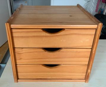 FLEXA - Ladekastje / Nachtkastje - Massief Grenen natuur!!! beschikbaar voor biedingen