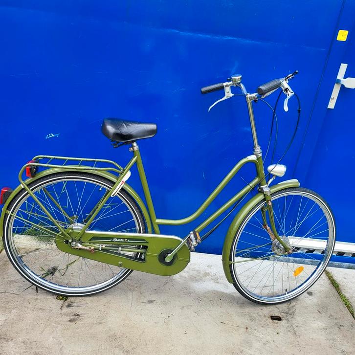 Damesfiets - Gazelle - Groen 26 inch met 3 versnellingen, Fietsen en Brommers, Fietsen | Dames | Omafietsen, Gebruikt, 53 tot 56 cm