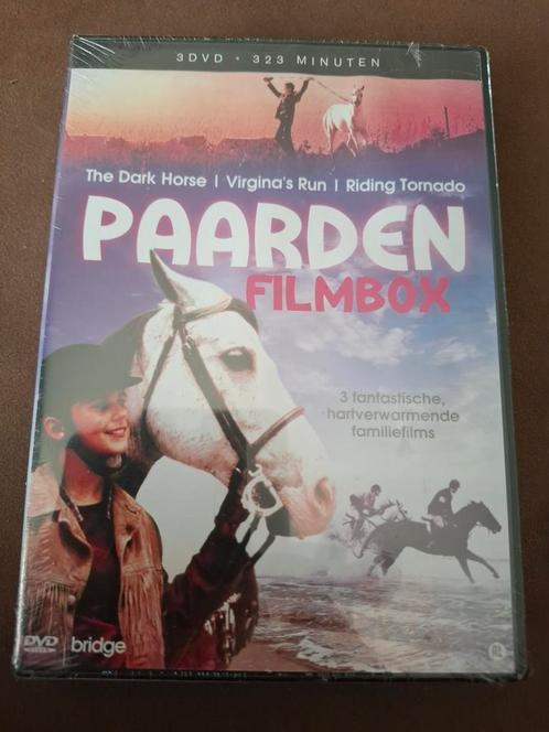 Nieuw Dvd Paarden Filmbox GESEALD, Cd's en Dvd's, Dvd's | Kinderen en Jeugd, Nieuw in verpakking, Film, Avontuur, Verzenden